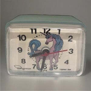 Unicorn Electric Alarm Clock Vintage Ingraham